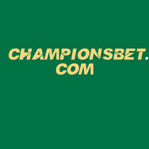 Logo da CHAMPIONSBET